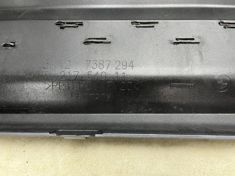 Zderzak tylny BMW 5 G30 Sedan 17-20r. Przedlift tył 4XPDC 7387294 Zderzak tylny BMW 5 G30 Sedan 17-20r. Przedlift tył 4XPDC 7387294