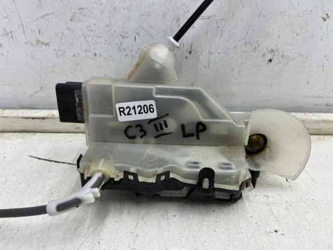 Zamek drzwi Citroen C3 III 16-24r. lewy przedni zamek drzwi 6 pin lewy przód Zamek drzwi Citroen C3 III 16-24r. lewy przedni zamek drzwi 6 pin lewy przód