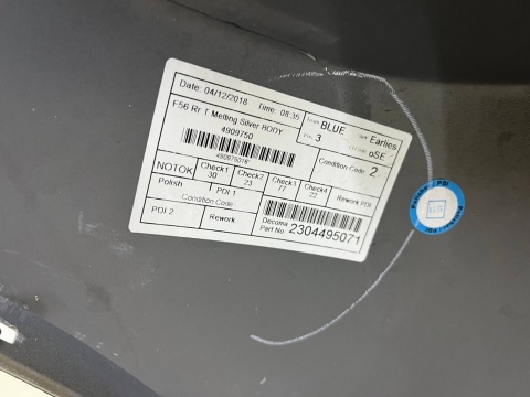 Zderzak tylny Mini One 3 III F56 14-18r. Przedlift tył 4XPDC 7300837 Zderzak tylny Mini One 3 III F56 14-18r. Przedlift tył 4XPDC 7300837