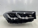 Lampa reflektor BMW 5 G30 G31 LCI LIFT 20-24r. prawa przednia FULL LED Adaptive Europa BLACK czarna ShadowLine oryginal 8082656