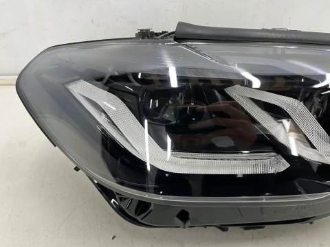 Lampa reflektor BMW 5 G30 G31 LCI LIFT 20-24r. prawa przednia FULL LED Adaptive Europa BLACK czarna ShadowLine oryginal 8082656