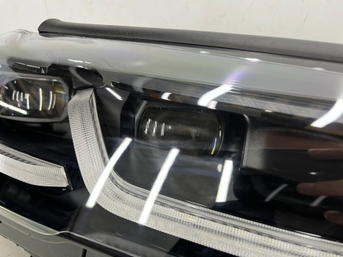 Lampa reflektor BMW 5 G30 G31 LCI LIFT 20-24r. prawa przednia FULL LED Adaptive Europa BLACK czarna ShadowLine oryginal 8082656