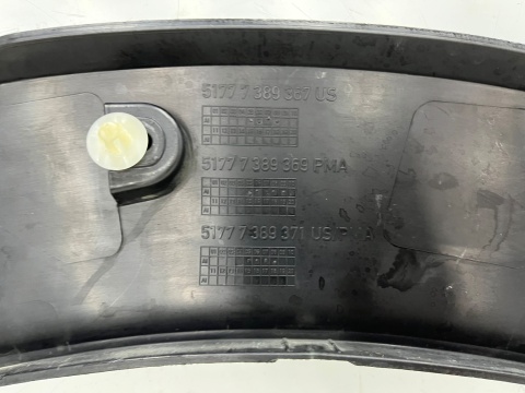 Listwa Mini Countryman II F60 17-23r. lewy przedni rant nadkola błotnika zderzaka nakładka na PDC lewy przód 7389365 Listwa Mini Countryman II F60 17-23r. lewy przedni rant nadkola błotnika zderzaka nakładka na PDC lewy przód 7389365