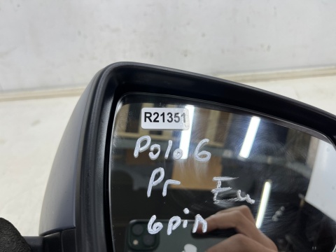 Lusterko VW Polo 6 VI 2g 17r.- PRAWE elektryczne podgrzewane 6 pin kompletne EUROPA Lusterko VW Polo 6 VI 2g 17r.- PRAWE elektryczne podgrzewane 6 pin kompletne EUROPA