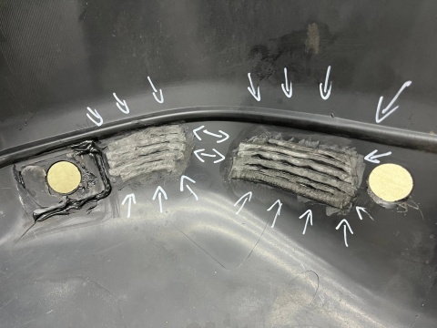 Zderzak tylny Land Rover Freelander L359 2 II 06-14r. tył 4XPDC 6H52-17775-B