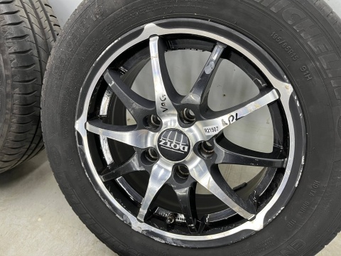 Felga VW Volkswagen Skoda Seat Audi 15 cali 6,5jx15 ET48 5x112 felgi aluminiowe koła z oponami letnimi 195/65/15 Michelin Felga VW Volkswagen Skoda Seat Audi 15 cali 6,5jx15 ET48 5x112 felgi aluminiowe koła z oponami letnimi 195/65/15 Michelin