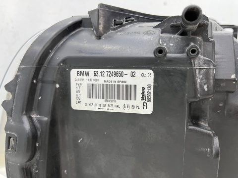 Lampa reflektor BMW 1 E81 W82 E87 E88 LIFT 09-13r. prawa przednia zwykła H7 ORYGINALNA prawy przód EUROPA 7249650