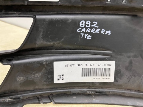 Zderzak tylny Porsche 911 992 Carrera S Targa 19r.- tył 992807983A