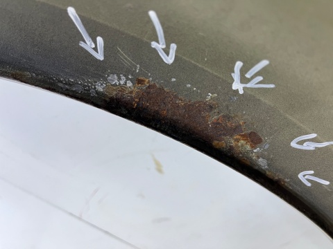 Błotnik VW Passat B7 3AA 10-14r. prawy przedni prawy przód Błotnik VW Passat B7 3AA 10-14r. prawy przedni prawy przód