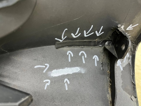 Zderzak przedni Mercedes W213 E-Klasa 16-20r. Przedlift przód 6XPDC A2138850238