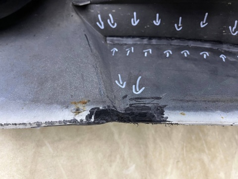 Zderzak przedni BMW 5 E60 E61 M-Pakiet 03-10r. przód 4XPDC spryski 7896582