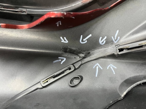 Zderzak przedni Honda CR-V CRV 4 IV 15-18r. Lift przód 4XPDC 71101-T1V-ZX00