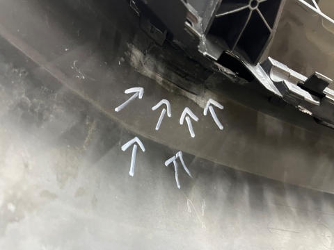 Zderzak przedni VW Caddy 3 III 15-20r. Lift przód 2K5807221K Zderzak przedni VW Caddy 3 III 15-20r. Lift przód 2K5807221K