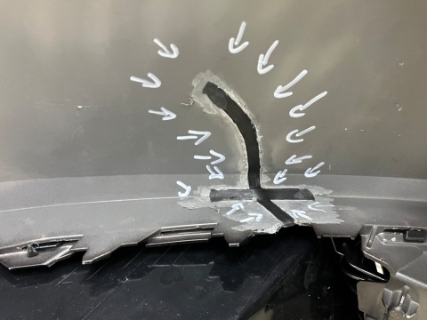 Zderzak przedni Skoda Fabia 3 III 18-21r. Lift przód 6V0807221F Zderzak przedni Skoda Fabia 3 III 18-21r. Lift przód 6V0807221F