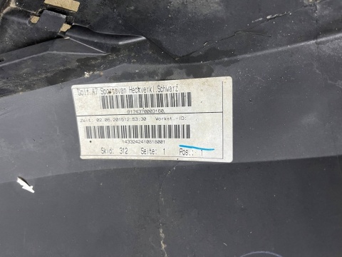 Zderzak tylny VW Golf Sportsvan 14-17r. Przedlift tył 4XPDC 510807421F Zderzak tylny VW Golf Sportsvan 14-17r. Przedlift tył 4XPDC 510807421F