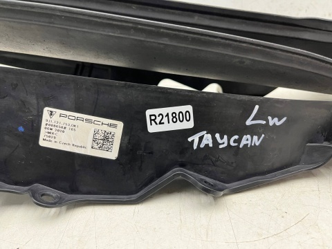 Osłona chłodnicy Porsche Taycan 9j Audi e-tron GT 19r.- LEWA żaluzja roleta intercoolera kierownica wlot powietrza zderzaka