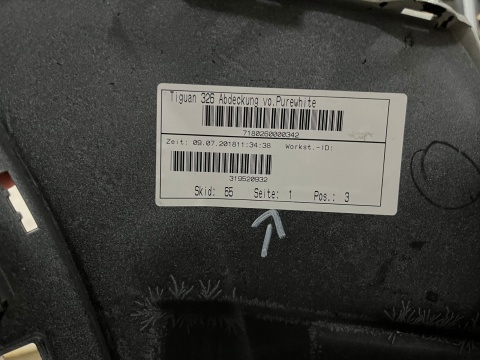 Zderzak przedni VW Tiguan 2 II 16-20r. Przedlift przód 6XPDC spryski 5NA807221 Zderzak przedni VW Tiguan 2 II 16-20r. Przedlift przód 6XPDC spryski 5NA807221