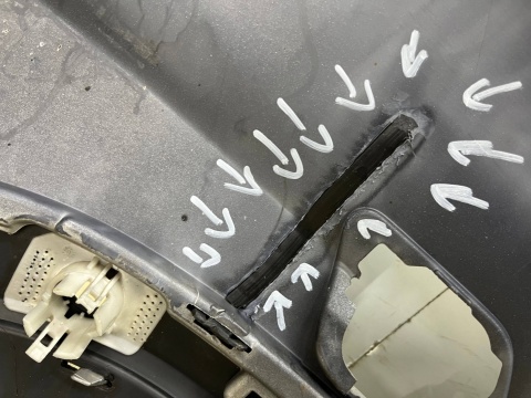 Zderzak tylny Mercedes W205 C-Klasa 14-21r. tył sedan 6XPDC W2058850138