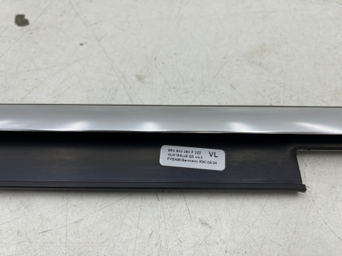 Listwa Audi Q5 I 8R 08-16r. NOWA lewa przednia listwa zgarniająca uszczelka zewnętrzna szyby drzwi CHROM lewy przód 8r0853283f Listwa Audi Q5 I 8R 08-16r. NOWA lewa przednia listwa zgarniająca uszczelka zewnętrzna szyby drzwi CHROM lewy przód 8r0853283f