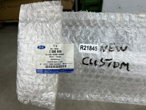 Listwa Ford Transit Custom MK1 12-17r. NOWA przednia nakładka listewka dolnej kratki zderzaka CHROM gk21-8c436-aa