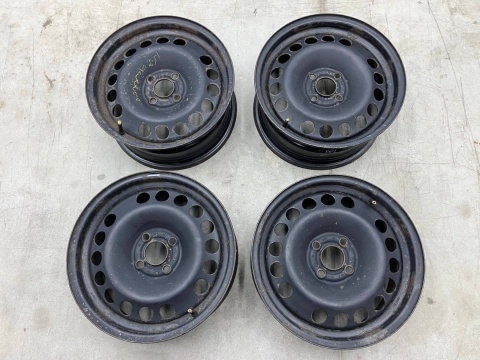 Felgi stalowe Felga Opel Corsa Tigra Astra 15 cali 6,5jx15 ET35 4x100 KOMPLET 2150164 Felgi stalowe Felga Opel Corsa Tigra Astra 15 cali 6,5jx15 ET35 4x100 KOMPLET 2150164