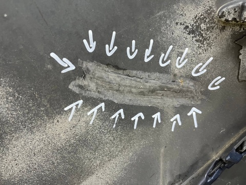 Zderzak tylny Mercedes W247 B-Klasa 3 III 18-22r. Przedlift tył 6XPDC A2478855100