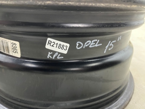 Felgi stalowe Felga Opel Corsa Tigra Astra 15 cali 6,5jx15 ET35 4x100 KOMPLET 2150164 Felgi stalowe Felga Opel Corsa Tigra Astra 15 cali 6,5jx15 ET35 4x100 KOMPLET 2150164