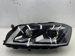 Lampa reflektor VW Passat B7 10-14r. lewa przednia Bi-Xenon bi-ksenon SKRĘTNY pasek LED Europa oryginalna lewy przód 3ab941751