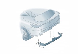 Osłona pod zderzak Seat Leon 4 IV 5FE Cupra Formentor 20r.- NOWA tylna płyta dolna podwozia tył 5fa825189b