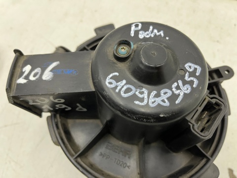 Wentylator wnętrza PEUGEOT 206 dmuchawa powietrza nadmuchu nawiewu nagrzewnicy Wentylator wnętrza PEUGEOT 206 dmuchawa powietrza nadmuchu nawiewu nagrzewnicy