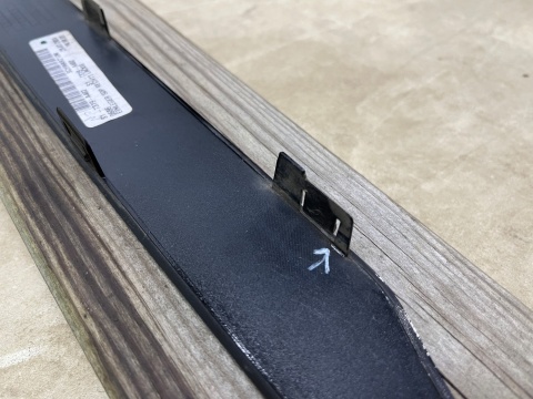 Nakładka progu Panamera III 972 976 23r.- PRAWA listwa progowa zewnętrzna nakladka listewka ozdobna prawy próg 976853058