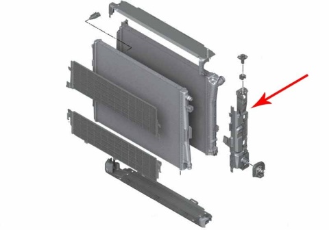 Mocowanie chłodnicy BMW 3 G20 G21 Z4 G29 18r.-  NOWY prawy wspornik panel boczna chłodnic pasa Oryginalne 8666839 Mocowanie chłodnicy BMW 3 G20 G21 Z4 G29 18r.-  NOWY prawy wspornik panel boczna chłodnic pasa Oryginalne 8666839