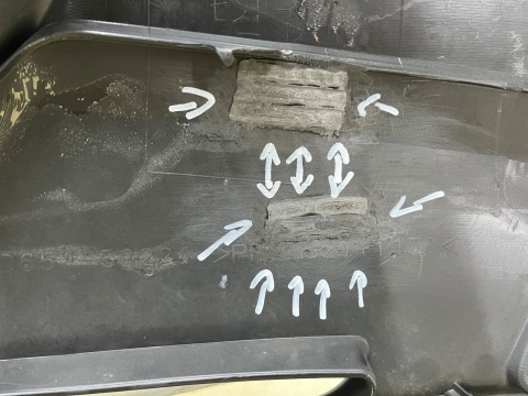 Zderzak tylny Mazda 2 DE 07-14r. HB Hatchback tył D651-50221