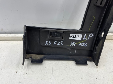 Listwa BMW X3 F25 X4 F26 10-18r. Mpakiet lewy przedni rant nadkola błotnika nakładka 8050455