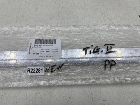 Listwa Listwa Vw Tiguan II 5na 2016r.-  NOWY prawy przedni chrom ozdobny dolnej listwy drzwi prawy przód 5na853332a