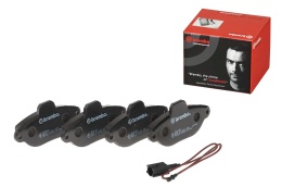 Klocki hamulcowe Fiat Punto I Punto II Lancia Ypsilon 93-10r. NOWY przedni zestaw klocków przód komplet Prime line BREMBO P23160