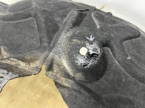 Nadkole Porsche Cayenne III 9y 19r.- prawe przednie ORYGINALNE prawy przód 9y0810972