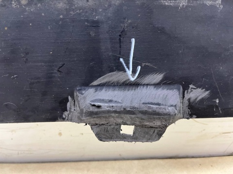 Osłona pod zderzak Mercedes Vito W447 14-19r. przednia płyta dolna podwozia pod silnik a4478850136