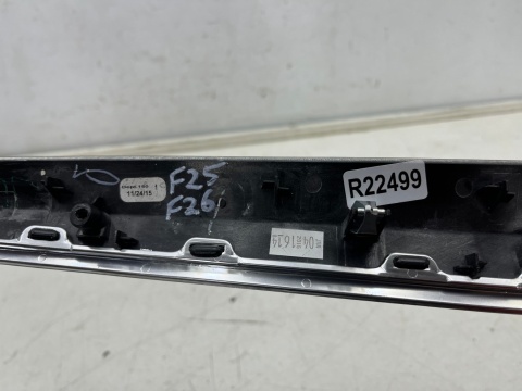 Listwa BMW X3 F25 X4 F26 10-18r. prawy tylny dekor drzwi tapicerki boczka DREWNO prawy tył 7242646