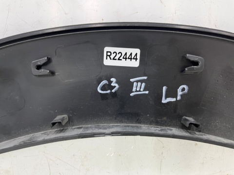 Listwa Citroen C3 III 16r.- lewy przedni rant nadkola błotnika zderzaka nakładka lewy przód 9812088680