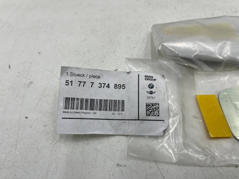 Nakładka progu Mini Cooper F55 5D Clubman F54 15-24r. NOWA lewa prawa przednia nakładka na listwe progową wewnętrzną z naklejką