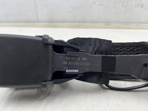 Pas bezpieczeństwa VW Tiguan II 5na T-Roc Audi Q2 Ateca Tarraco Kodiaq 16r.- NOWY tylny napinacz zapinka klamra podwójna