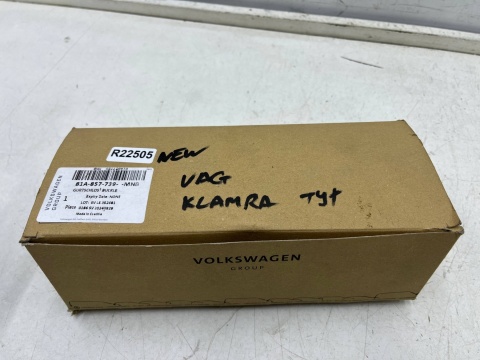 Pas bezpieczeństwa VW Tiguan II 5na T-Roc Audi Q2 Ateca Tarraco Kodiaq 16r.- NOWY tylny napinacz zapinka klamra podwójna