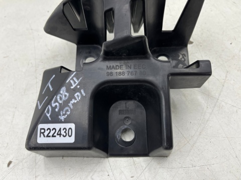 Ślizg Peugeot 508 II SW kombi 18r.- lewe tylne mocowanie zderzaka wspornik lewy tył 9818876780