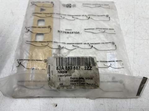 Znaczek Skoda Fabia Karoq Octavia Rapid Roomster Superb Yeti Citigo NOWY napis znaczek emblemat na klapę bagażnika ORYGNALNY