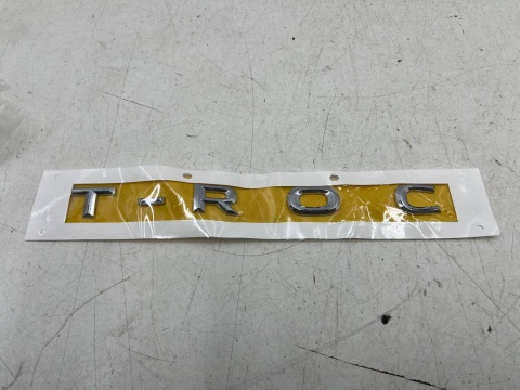 Znaczek VW T-Roc TRoc 2017r.- NOWY napis znaczek emblemat na klapę bagażnika ORYGNALNY 2ga853687a