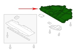 Osłona podwozia Mazda 3 IV BP 2019r.- NOWA osłona dolna płyta silnika oryginalna djjj-56-111