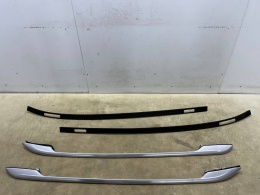 Relingi dachowe Nissan X-Trail III T32 Rogue 13-21r. mocowania bagażnika na dach zaślepki listwy lewa prawa KOMPLET