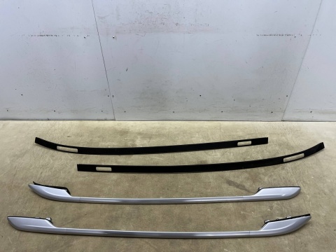 Relingi dachowe Nissan X-Trail III T32 Rogue 13-21r. mocowania bagażnika na dach zaślepki listwy lewa prawa KOMPLET