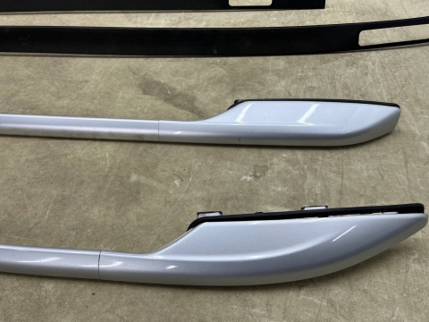 Relingi dachowe Nissan X-Trail III T32 Rogue 13-21r. mocowania bagażnika na dach zaślepki listwy lewa prawa KOMPLET